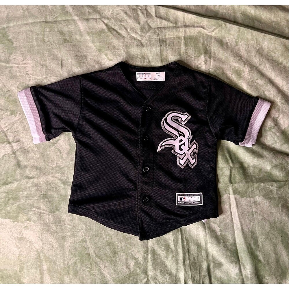 Black Toddler’s Baltimore Black Sox Button Down Jersey